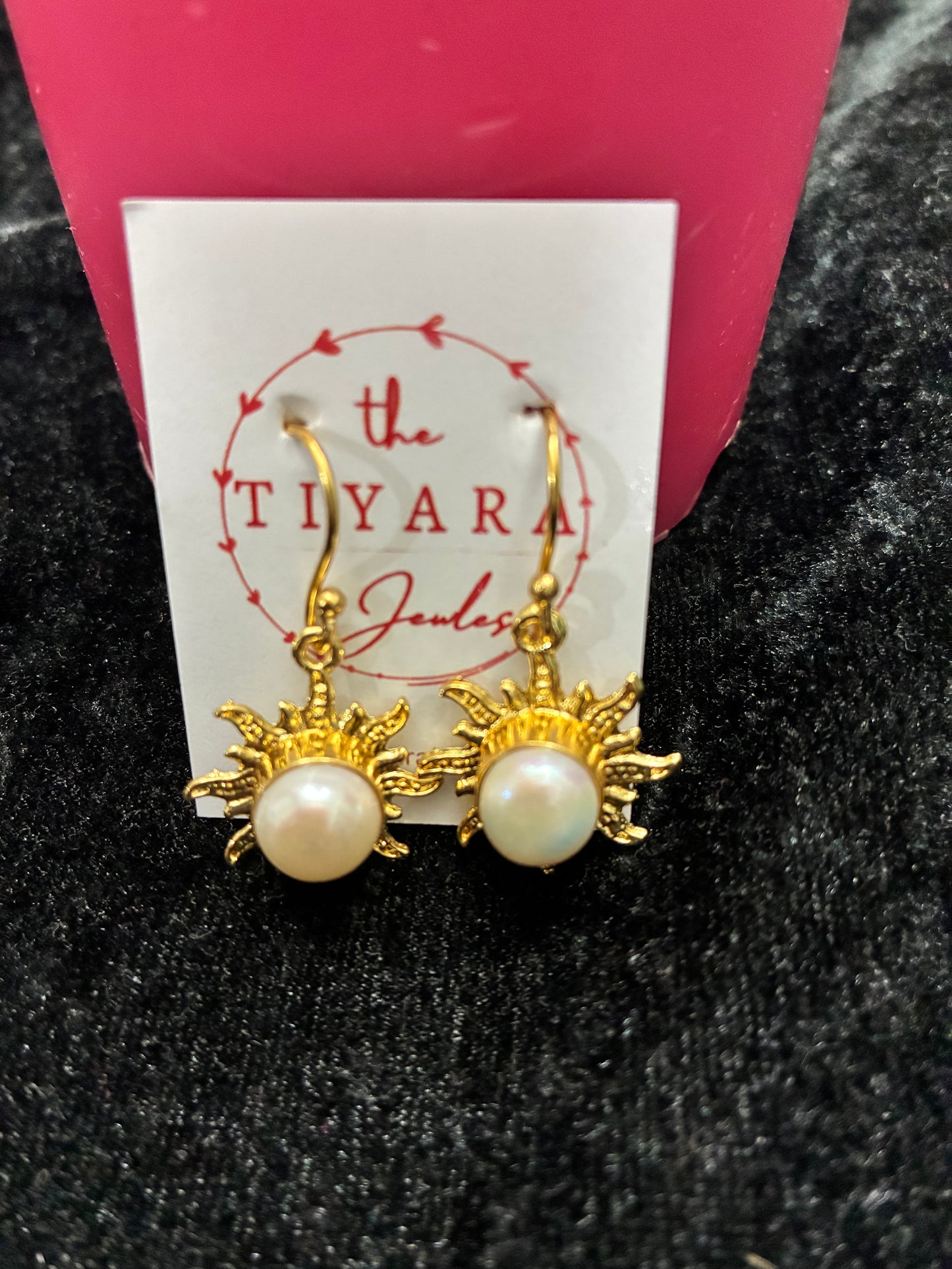 Pearl Sunshine Earrings