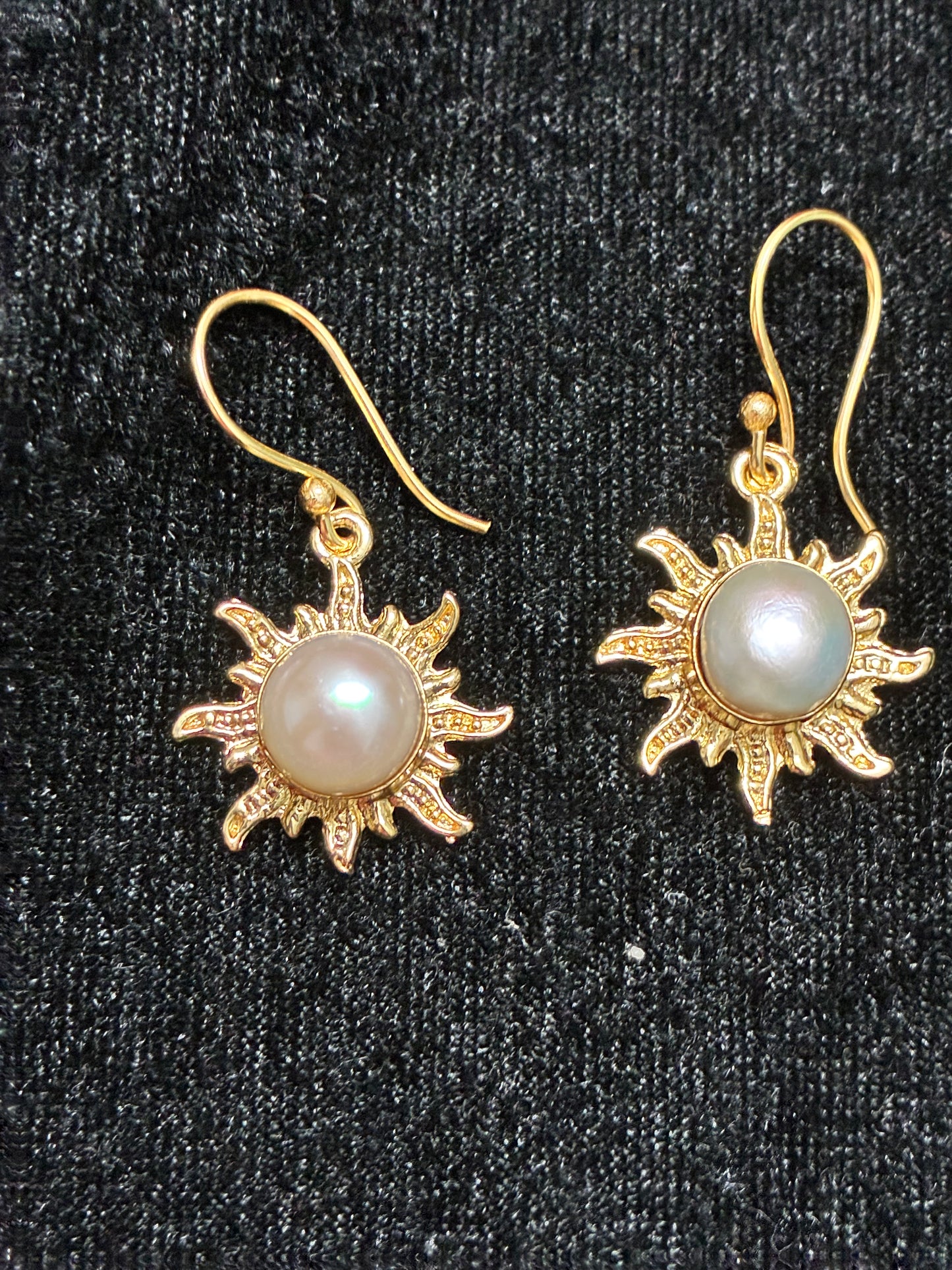 Pearl Sunshine Earrings