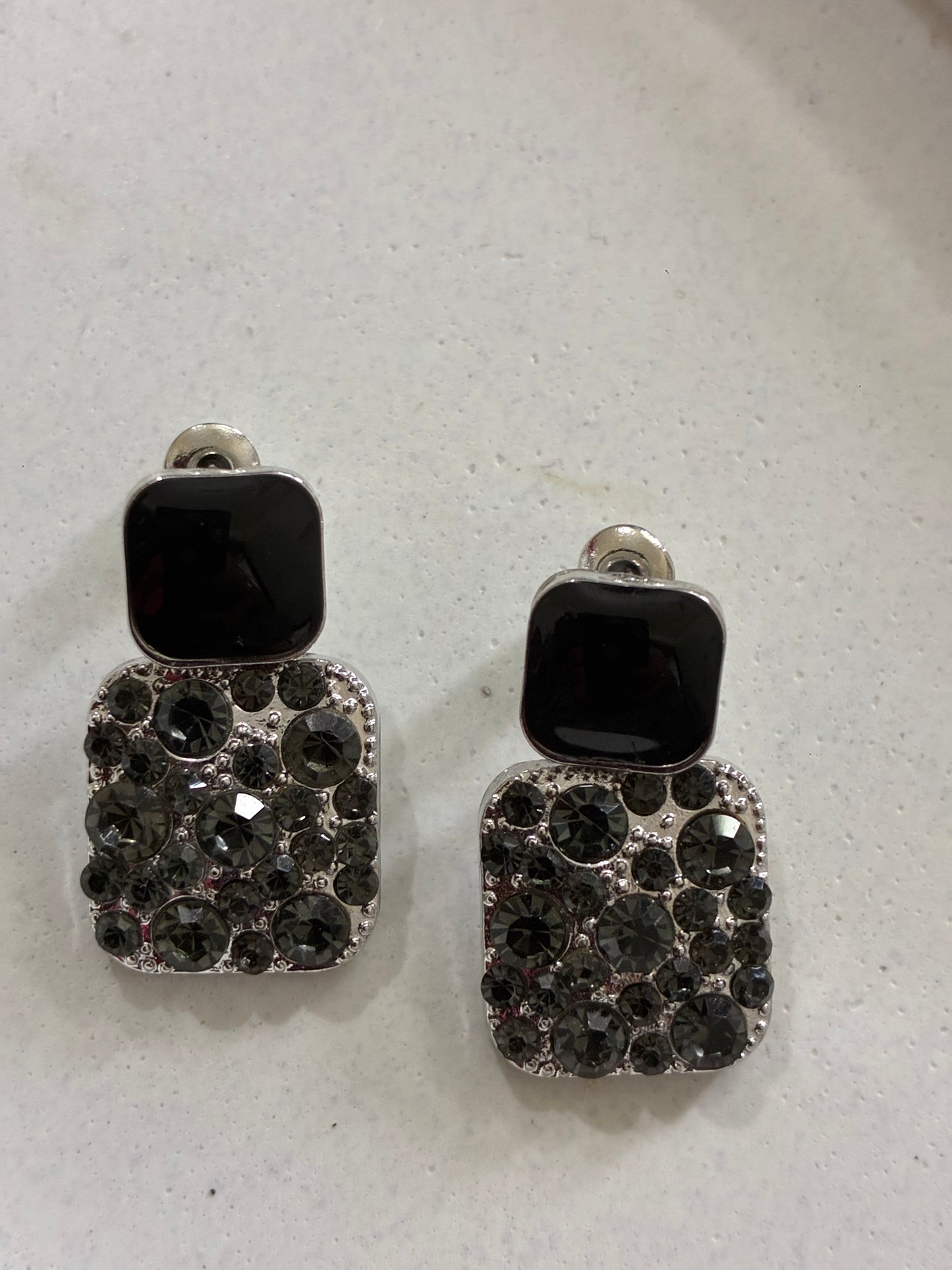 Pink Squared Earrings