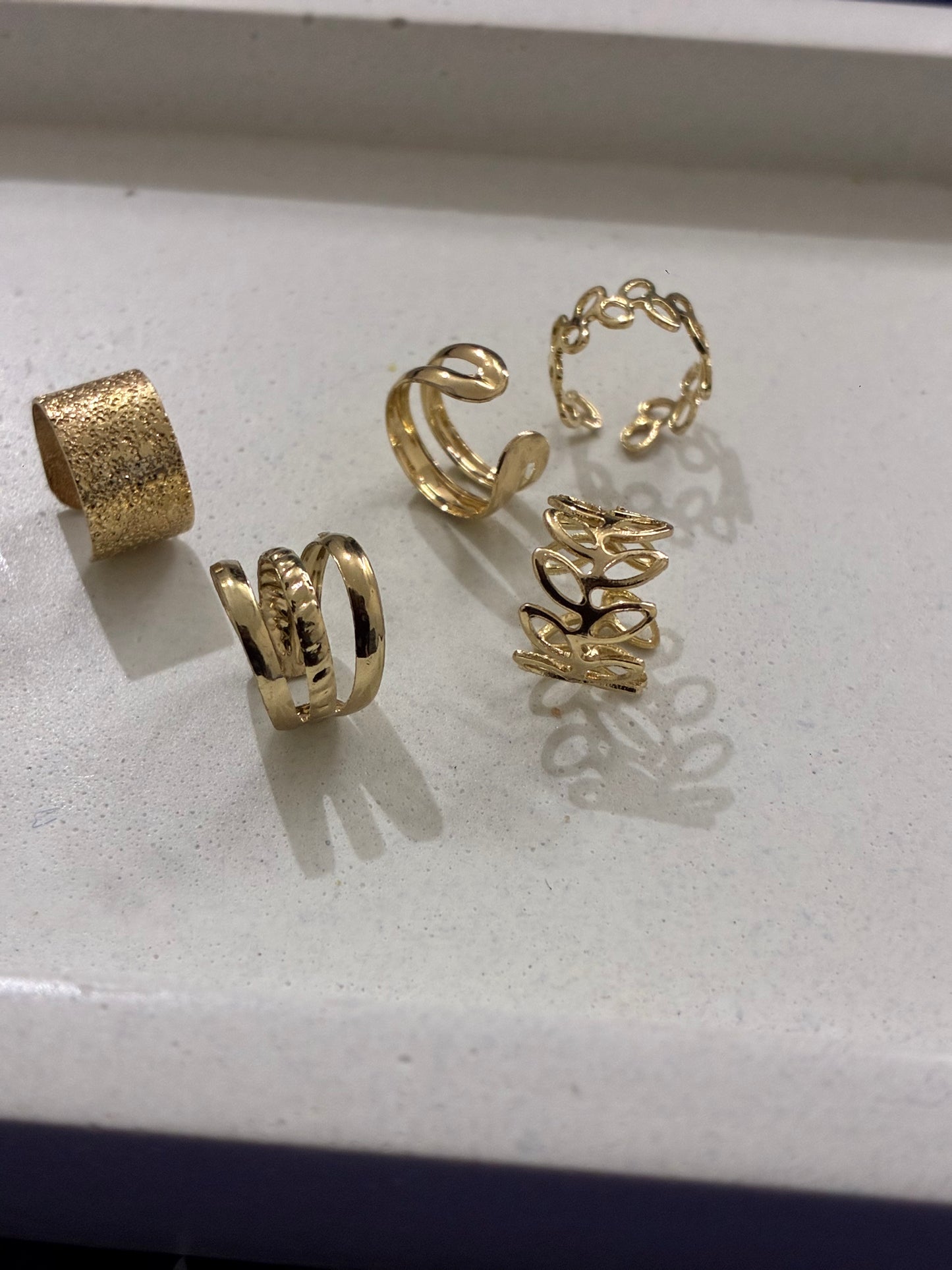 Set of Five Ear Cuffs