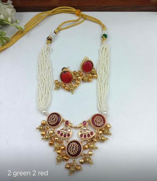 Duo Bird Necklace set