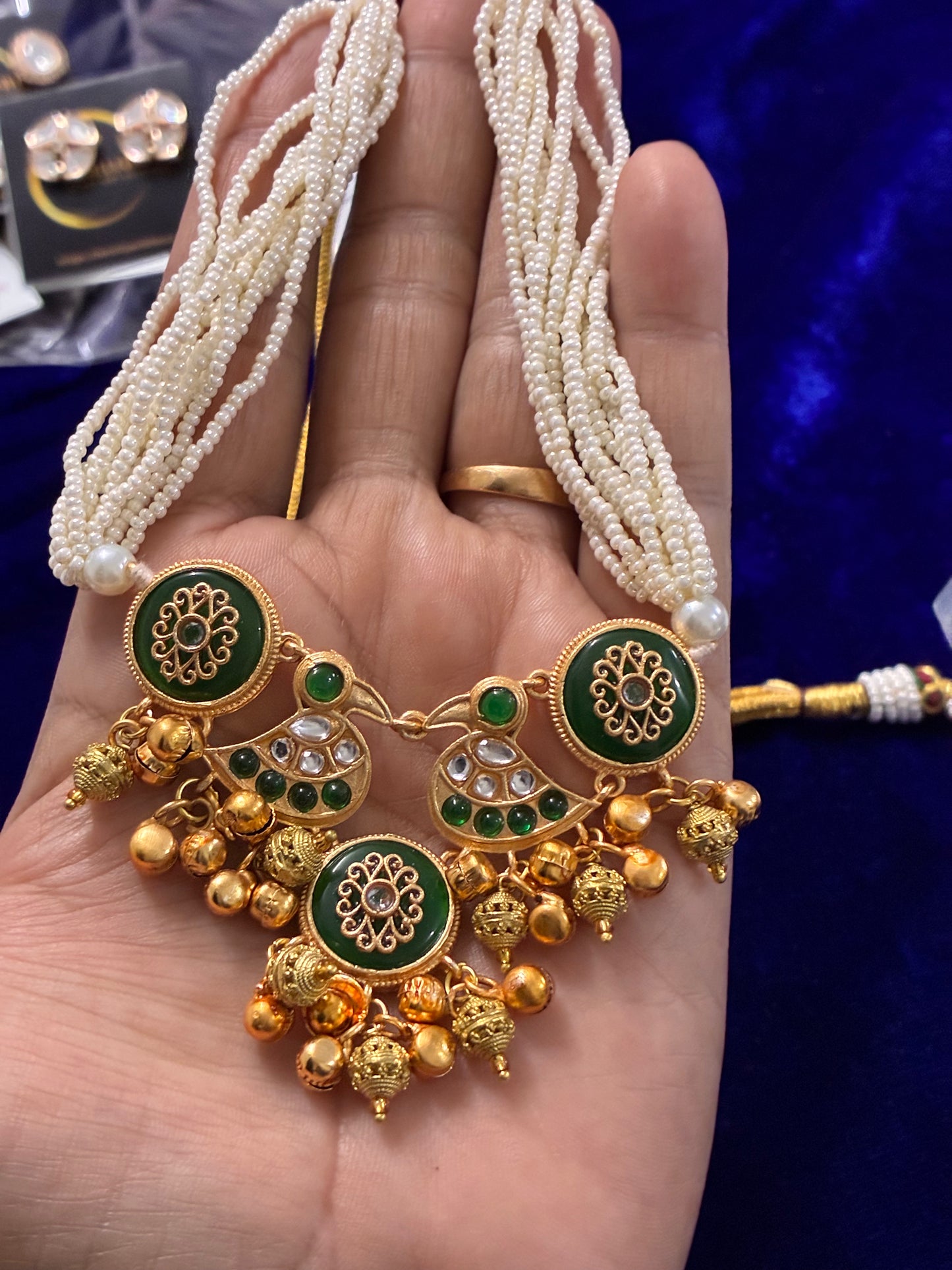 Duo Bird Necklace set