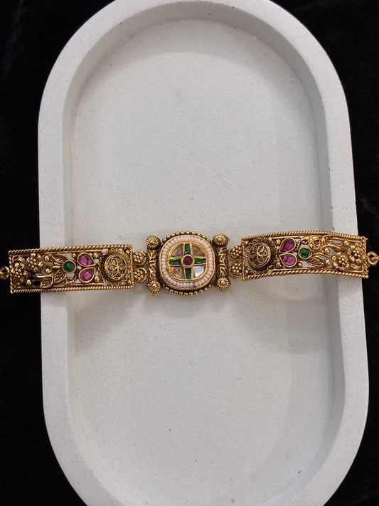 Circular Cross wrist bracelet