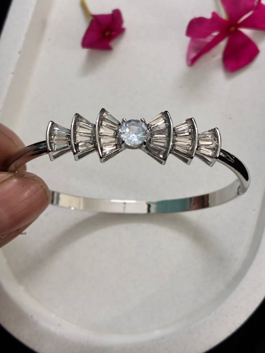 Butterfly Anti-tarnish Silver kada