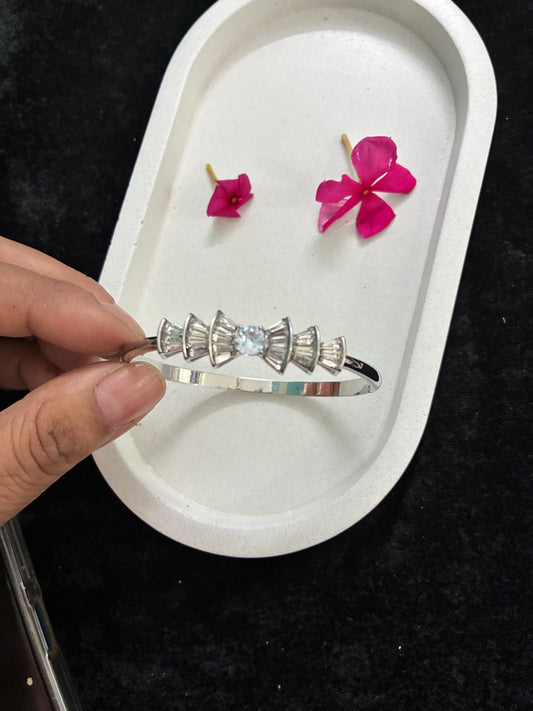 Butterfly Anti-tarnish Silver kada